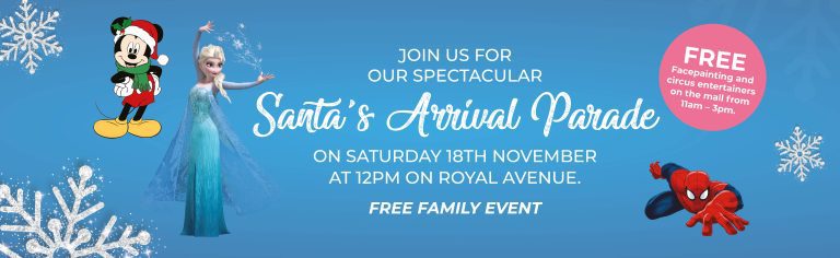Santa s Arrival Parade CastleCourt Shopping Centre Belfast santa-s-arrival-parade-castlecourt-shopping-centre-belfast